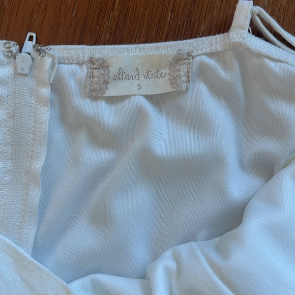 White sun dress, small - Picture 3 of 4